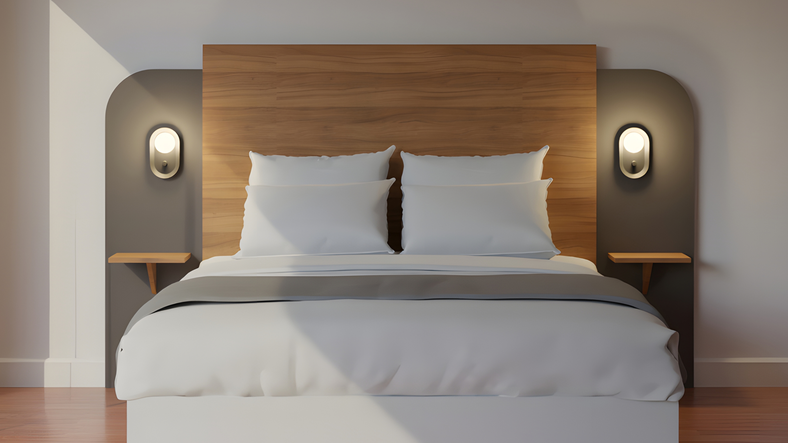 Tete de Lit Simple DIVA Round avec chevets